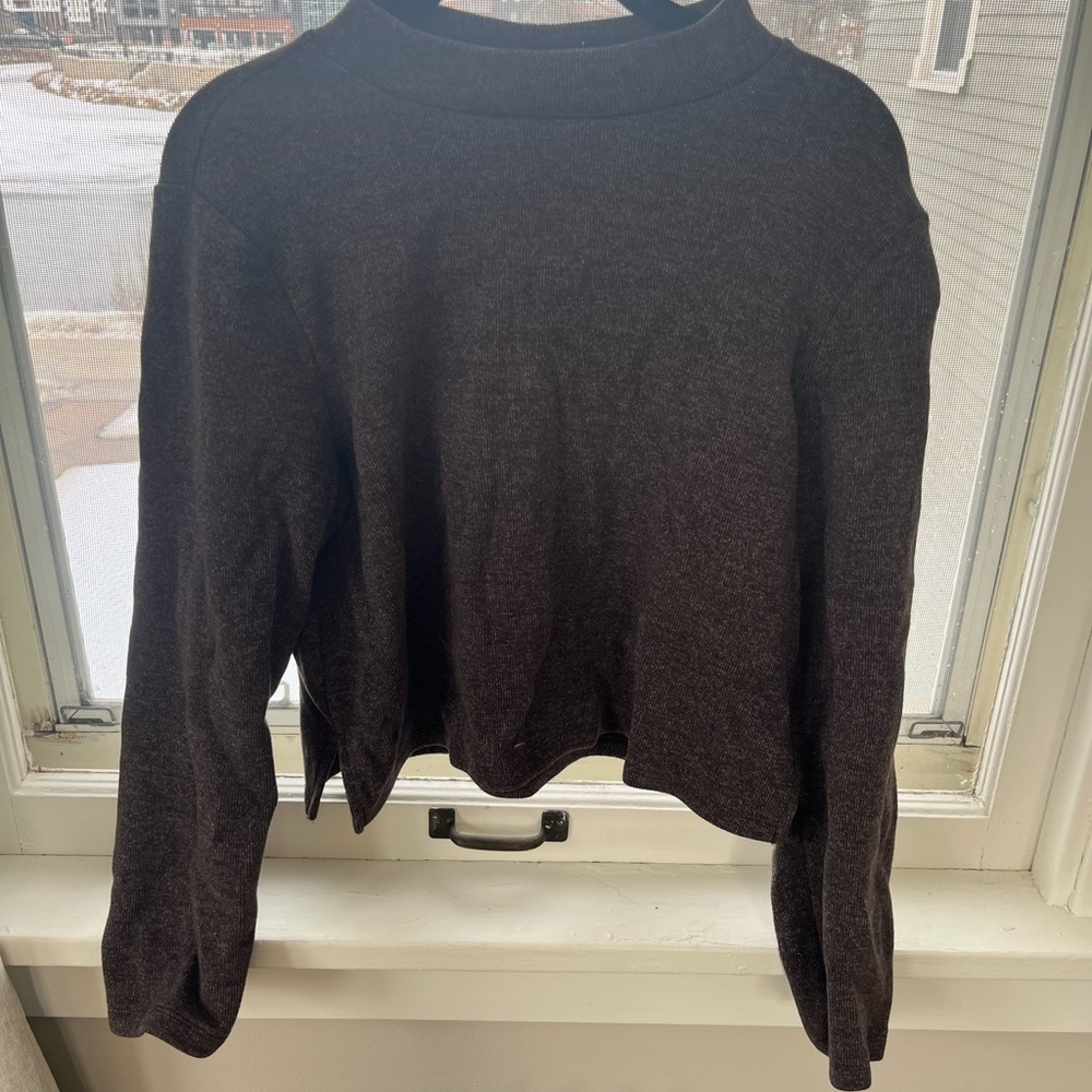 Women's Black Sweater Top